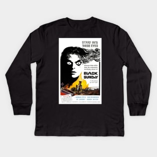 Black Sunday Kids Long Sleeve T-Shirt